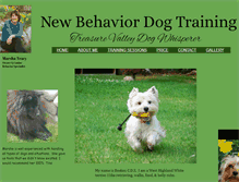 Tablet Screenshot of newbehaviordogtraining.com